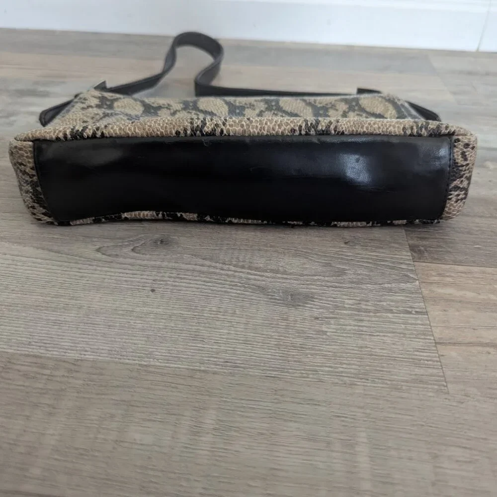 ALDO Faux Python Snakeskin Shoulder Bag | Y2K Neutral Purse
